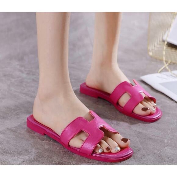 Stratuxx Kaze Womens Sandal Flat H-Band Slide-On Size 9M - Picture 1 of 5